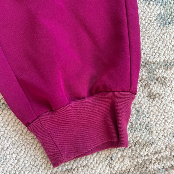 Figs Women's Jogger Scrub Pants- Dark Magenta - Picture 3 of 9